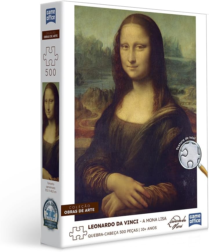 Toyster - Mona Lisa - Quebra-cabeça 500 Peças - Game Office
