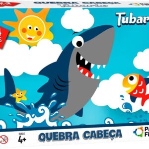 Pais & Filhos Quebra - Cabeça Tubarão - 24 Pçs, Sortidas
