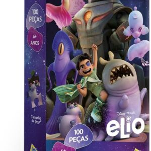 Toyster - Quebra-Cabeça: Elio - 100 peças - Disney - Pixar - JAK