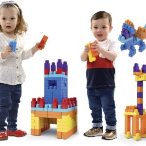 Blocos de Montar Infantil Educativo 110 Peças Blocolândia Dismat