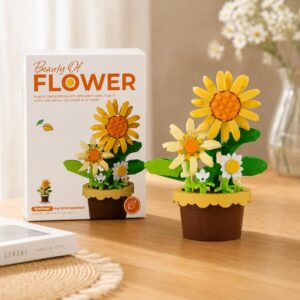 Blocos de Montar Mini Árvore Infantil Brinquedo Caixa de Exibição Quatro Estações Diversão Garantida para Todas as Idades (Verde)