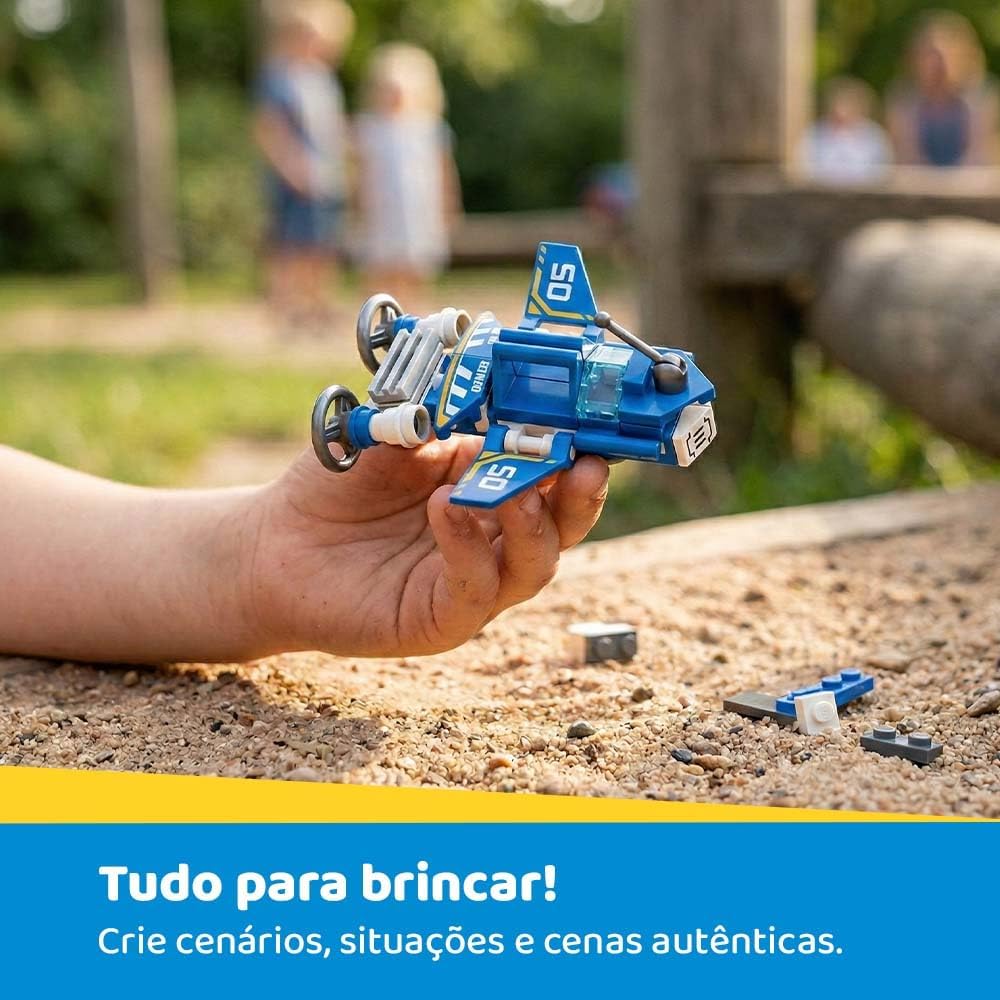 Blocos de Montar Cubic 25 em 1 Pol�cia 569 Pe�as Multikids - BR1619 - Imagem 6