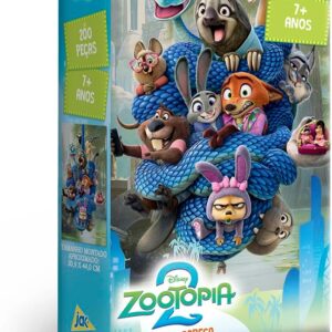 Toyster - Zootopia 2 - Quebra-Cabeça 200 Peças - 7 Anos - Disney - JAK