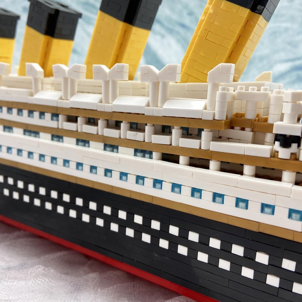 Kit 1855 Peças Conjunto De Blocos De Construção Titanic - Imagem 4