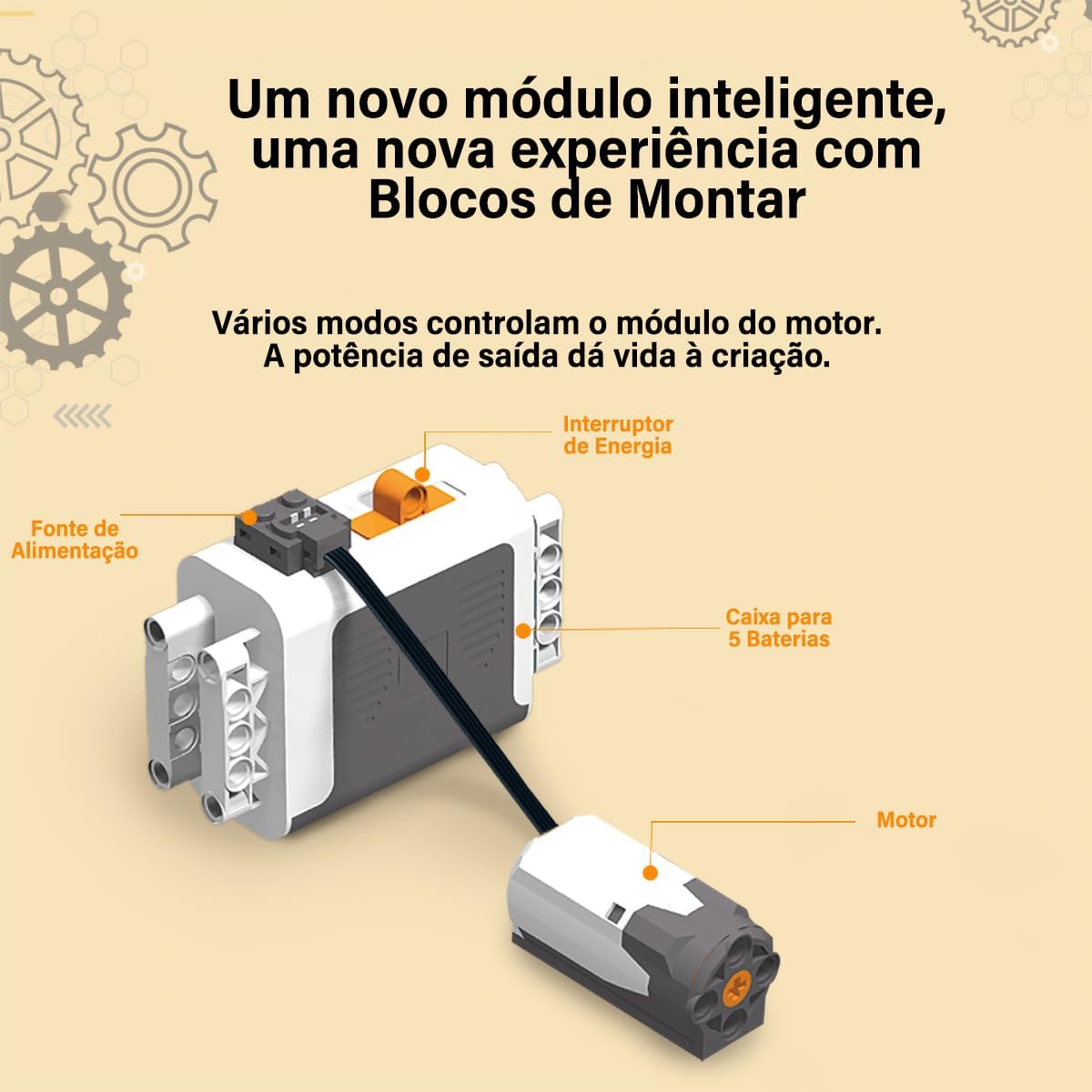 Blocos de Montar Construção Brinquedos STEM Experimentos Educativos Científicos Física Mecânica Infantil 180 Peças - Imagem 4