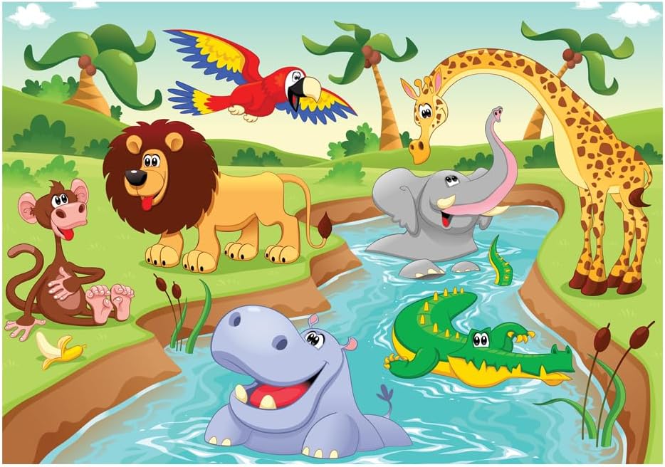 Puzzle Quebra Cabeça Infantil Festa Dos Animais 60 Peças - Imagem 2