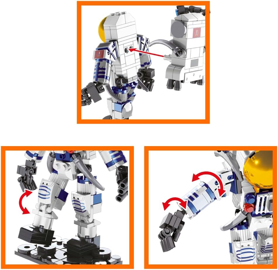 Blocos de Montar - BAUE TECH - Astronauta - 229 Peças - Imagem 4