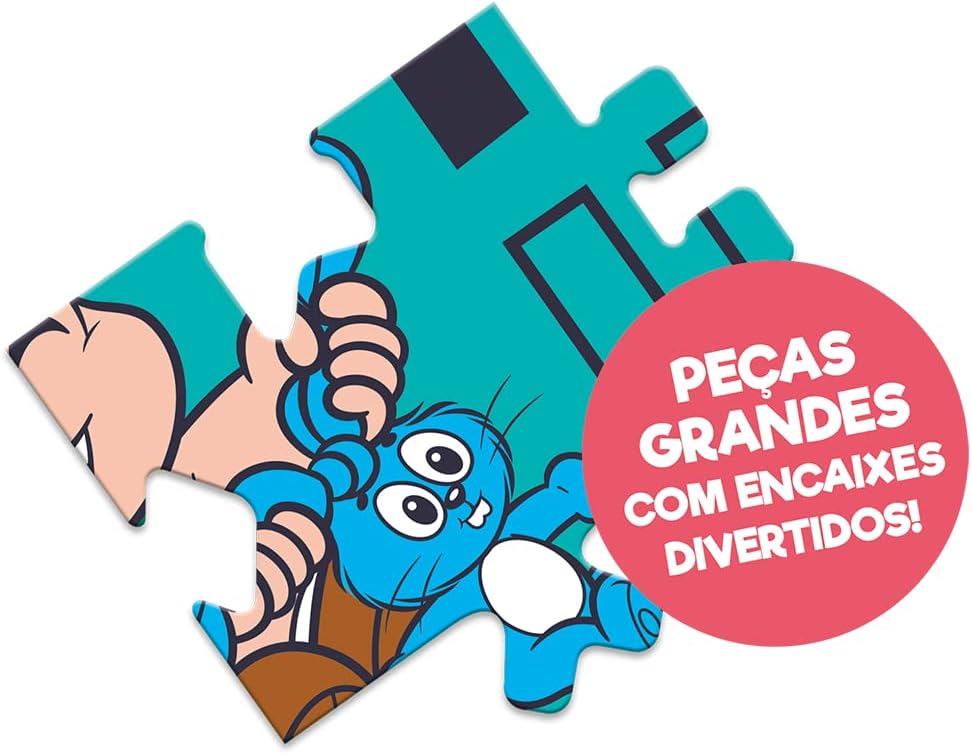 Toyster - Quebra-cabeça Grandinho: Turma da Mônica - 28 peças - JAK - Imagem 4