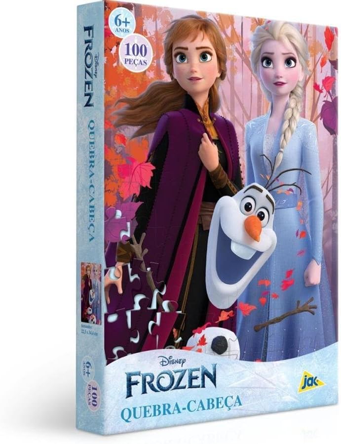 Toyster - Quebra-cabeça: Frozen - 100 peças - Disney - JAK