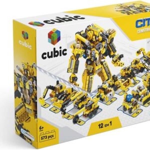 Blocos de Montar Cubic 12 Em 1 City Constru��o 573 Pcs - Br1093