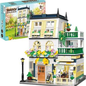 Blocos de Montar Construção City Garden Hotel - Modelos de Casas, Blocos para Adultos e Adolescentes