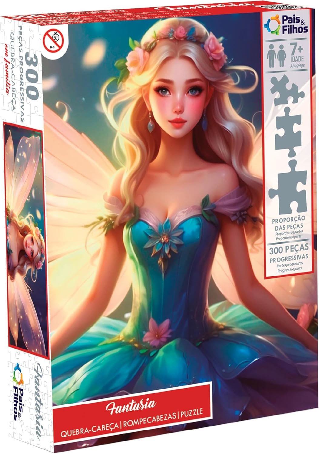 Pais & Filhos - Q Cabeca Em Familia 300 Pcs - Fantasia