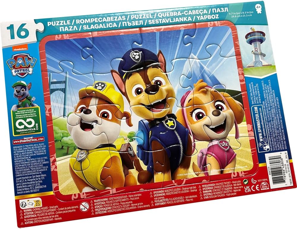 Quebra-Cabeça 16 Peças - MOLDURA PATRULHA CANINA - Grow - Imagem 2