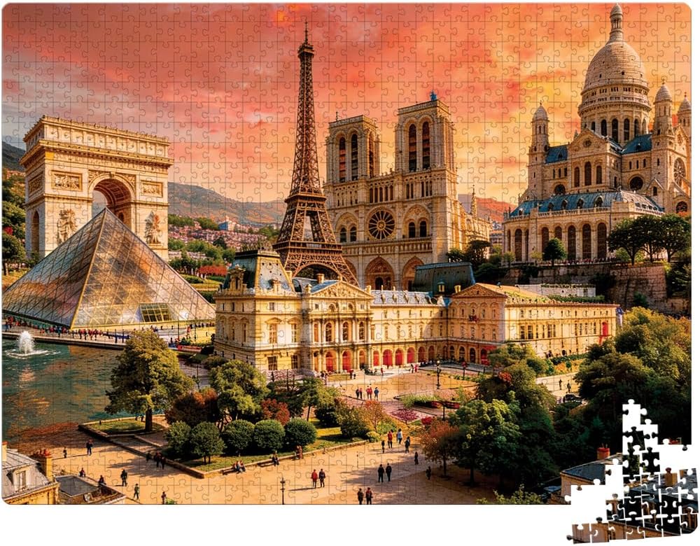 Toyster - Paris Mágica - Quebra-cabeça 1000 Peças - Game Office - Imagem 2