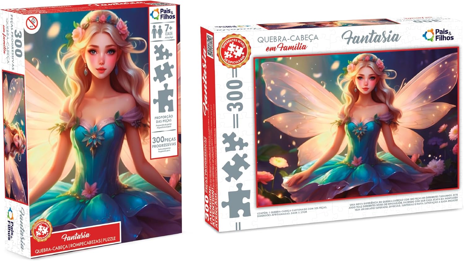 Pais & Filhos - Q Cabeca Em Familia 300 Pcs - Fantasia - Imagem 3