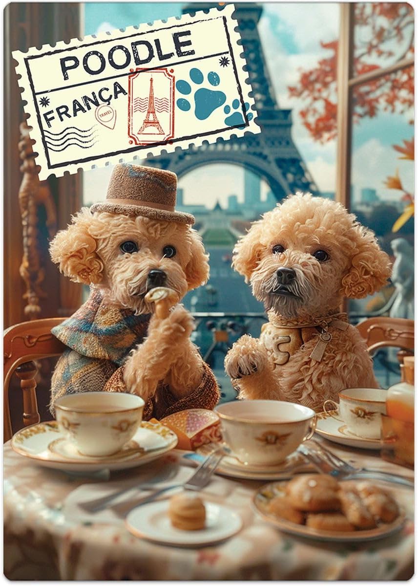 Toyster - Quebra-cabeça: Coleção Mundo Cão - Poodle Francês - 500 peças nano - Game Office - Imagem 3