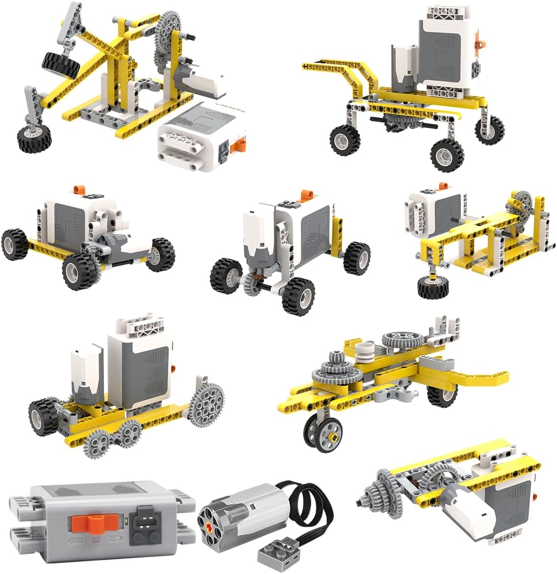 Blocos de Montar Construção Brinquedos STEM Experimentos Educativos Científicos Física Mecânica Infantil 180 Peças - Imagem 3