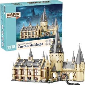 Conjunto de Blocos de Montar Construção Sala Mágica (Magic Hall) - Castelo Criativo, Brinquedo Modelo Colecionável