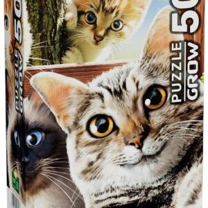 Quebra-cabeça 500 Peças Selfie Cats - Grow