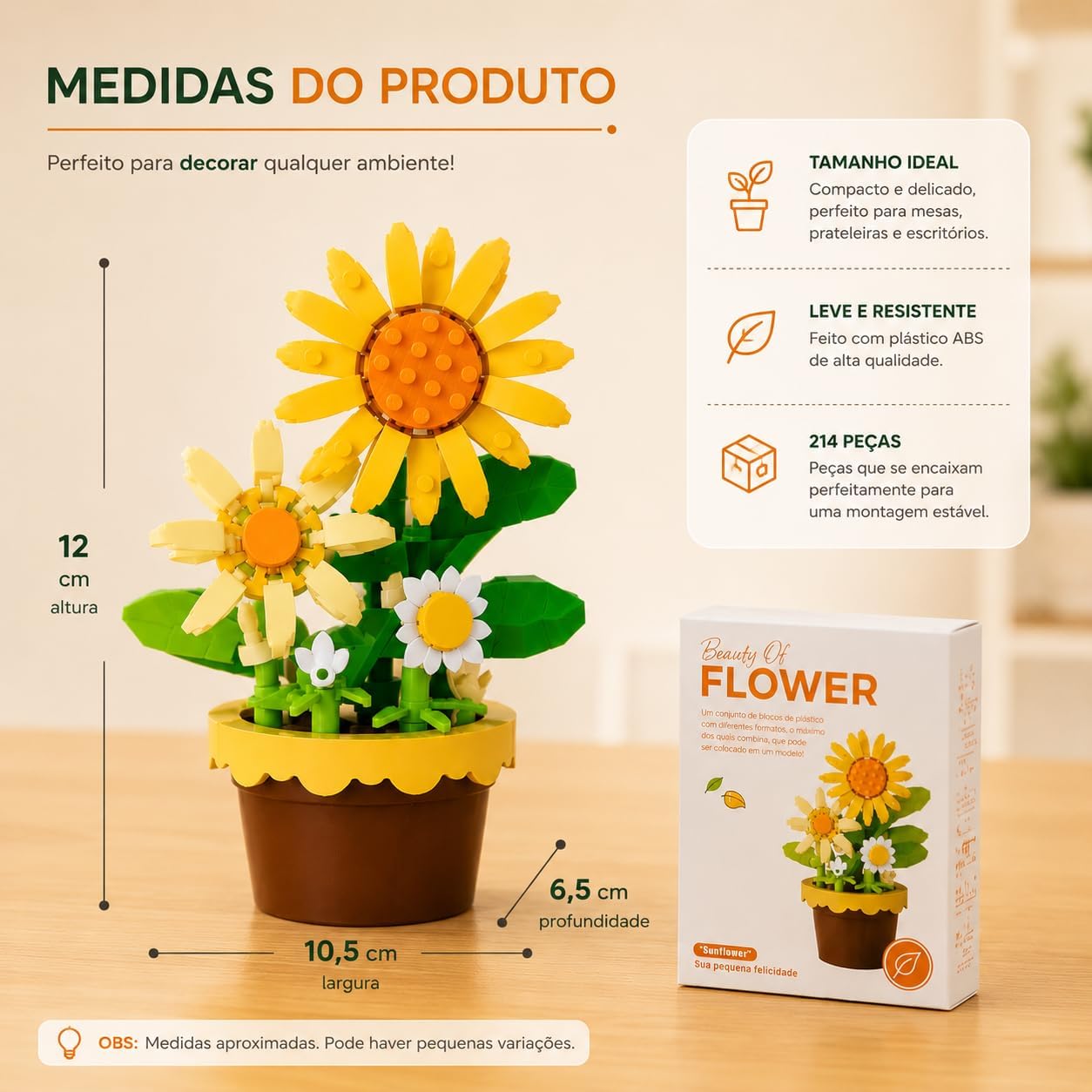 Blocos de Montar Mini Árvore Infantil Brinquedo Caixa de Exibição Quatro Estações Diversão Garantida para Todas as Idades (Verde) - Imagem 5