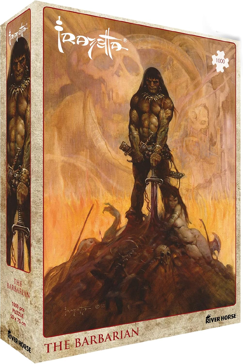 Quebra Cabeças Frank Frazzeta The Barbarian - Meeple BR Jogos