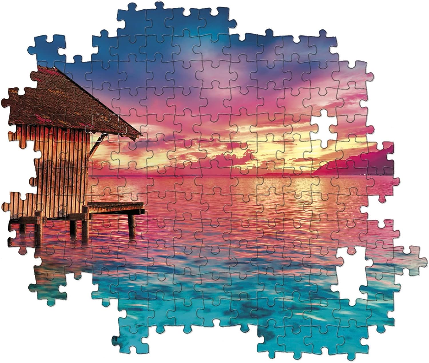 Clementoni Quebra-cabeça adulto PZL 500 PEACE PUZZLE FEITO NA ITÁLIA - Imagem 4