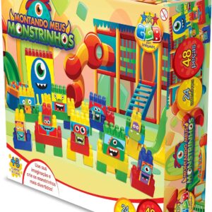 Blocos de Montar Montando Meus Monstrinhos GGB Plast